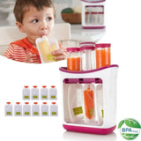 Dispensador Compota Bolsa Estación Papilla Bebe Extractor