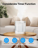 Humidificador Para Bebes Dormitorio Y Hogar De Niebla Fría Blanco
