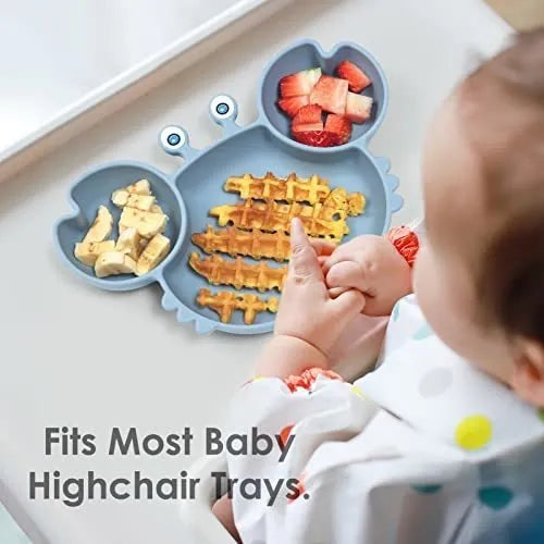 Rocced Platos Con Ventosa Para Bebé, Platos De Silicona Con