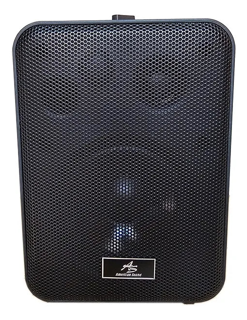 Parlante 4 Pulgadas 2 Vias 20w Mas Soporte American Sound Negro