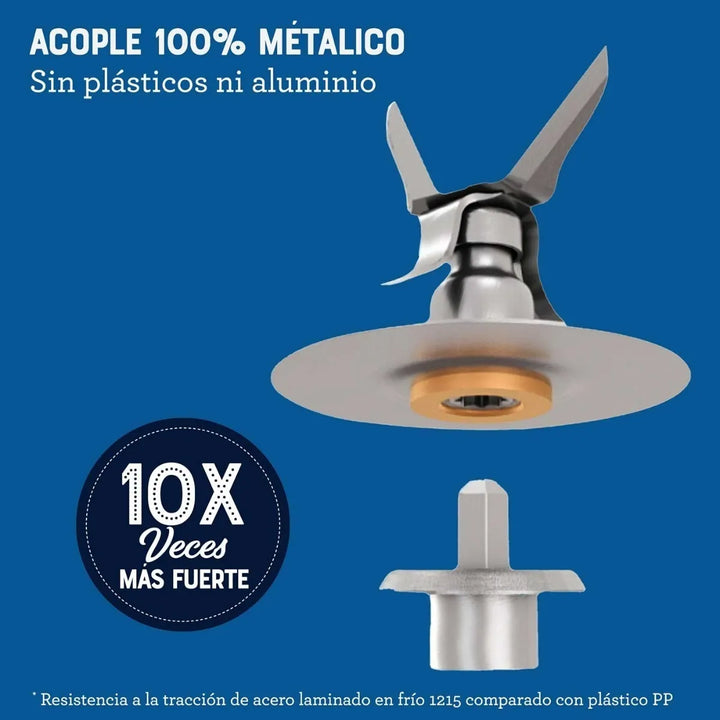 Oster® Licuadora, con Vaso de Vidrio Refractario Boroclass® y 6 Velocidades más Pulso, Ideal para Recetas Frias y Calientes, Negro, BLSTPEGBPB