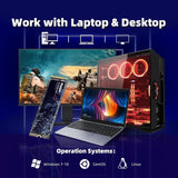 Unidad De Estado Sólido De 1tb Kingspec M.2 Nvme Gen3x4 2280 Negro