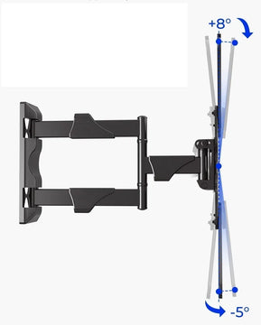 Soporte Para Tv Brazo North Bayou Nb P4 32 A 55 Original Negro