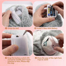 Peluche Realista Nutria Bebe Estimulacion Sensorial Sonido, Compañera De Respiración Relajante Ansiedad Te Ayuda A Dormir Color Gris