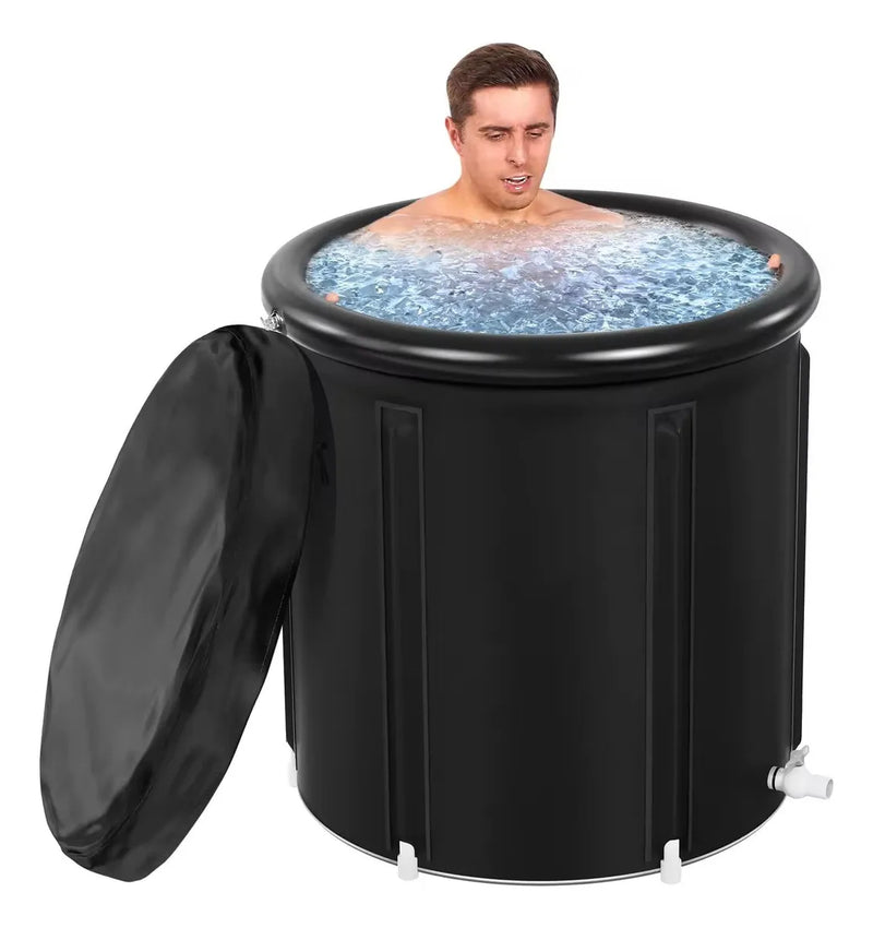 Bañera Recuperación Baño De Hielo O Calor Portátil Inmersion Negro