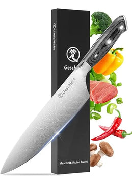 Cuchillo De Cocina Geschickt Chef 1 Unidad Plateado