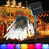 Extensión 20 Tubos Con Luces Navideñas Led Solar Codream