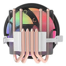 Aigo Ice400x 4 Tubos De Calor Ventilador Enfriador Cpu Rgb Negro