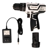 Taladro Percutor Atornillador Inalambrico 3/8” Black&white - Blanco/negro - 60hz