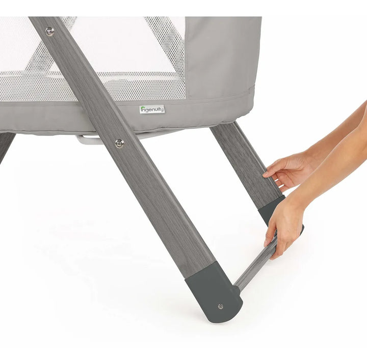 Cuna De Madera Plegable Con Mecedora Portátil - Wallace