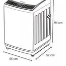 Lavadora Automática 15 Kg Challenger Cw 5711 Dg Dark Gray