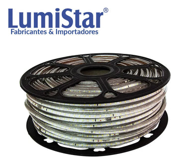 Manguera Navideña Plana Verde 60 Led Mt Rollo 50mt 110v Ip65 Verde Lima