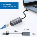 Adaptador 2en1 Usb A Y C A Rj45 Lan Ethernet 10/100/1000mbps