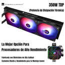 Refrigeracion Liquida Ta 360 Mm Argb Lga 1700 Am5 Am4 Negro