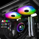 Enfriamiento Liquido Cooler Pc Cpu 240 Mm Argb Lga 1700 Am5