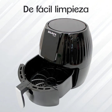 Freidora De Aire Pantalla Digital Bioaura Kitchen Frei01 Negro 1300 W