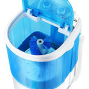 Mini Lavadora Portátil, Semiautomática Ropa Pequeña, Tennis Azul Claro