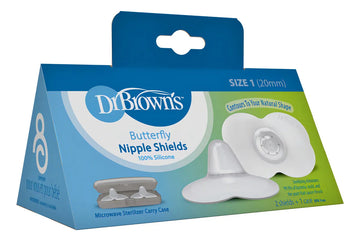 Protectores De Pezon Y Estuche Para Esterilizar T-1 Dr Brown Talla T1 20mm