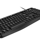Combo Teclado Y Mouse Ergonómico Genius Km-170 Conexión Usb Negro