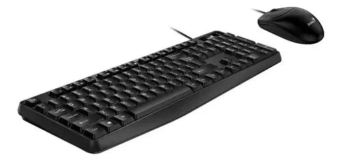 Combo Teclado Y Mouse Ergonómico Genius Km-170 Conexión Usb Negro