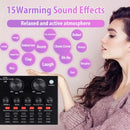Kit Micrófono Condensador + Tarjeta Sonido + 9 Accesorios Negro
