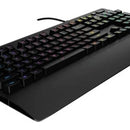 Teclado Logitech G Serie G QWERTY Romer-G inglés internacional color negro con luz RGB