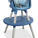 Silla Comedor Bebe 3en1 Baby Azul Bebesit comedor escritorio con alcolchado