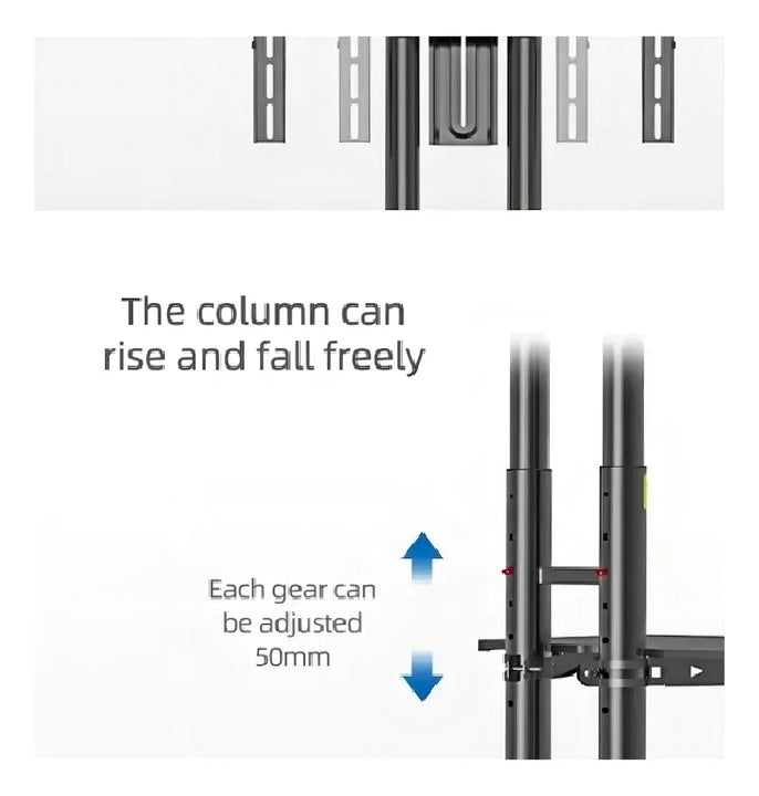 Base Soporte Tv A Piso Ruedas Para 32 -75 Movible