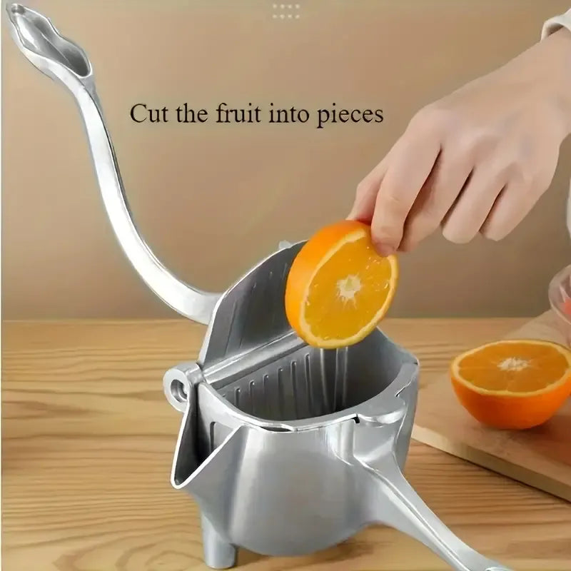Exprimidor Manual De Naranjas, Limones, Frutas En Aluminio