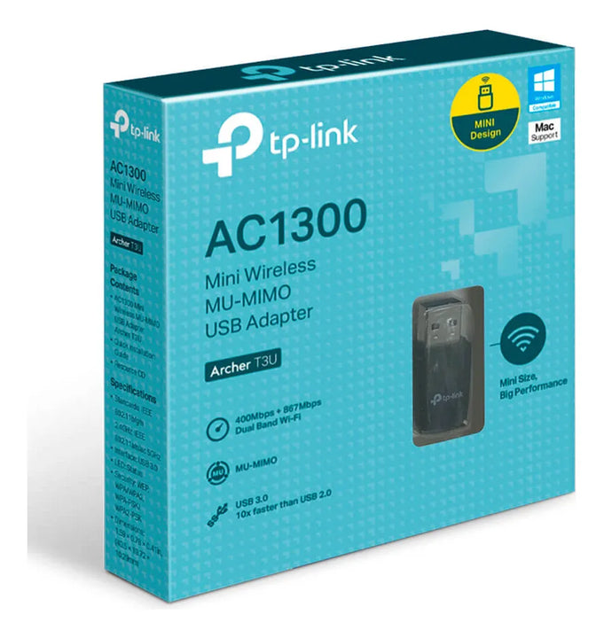 Tp-link Archer T3u Adaptador De Red Wifi Usb 3.0 Ac1300