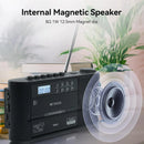 Radio Am Fm Onda Corta Sonido Sintonia Fina Blue Usb Sd Mp3 Negro