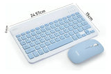 Kit Teclado Mouse Ultra Slim Inalambrico 2.4ghz Win Mac Bt Teclado Blanco