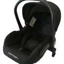 Coche de paseo Happy Baby Alizze travel system negro con chasis color dorado