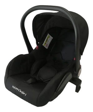 Coche de paseo Happy Baby Alizze travel system negro con chasis color dorado
