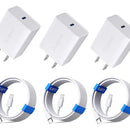 Ocupwei Cargador De Telefono [certificado Mfi] Paquete De 3,