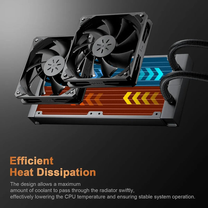 Refrigeración Líquida Aio 240 Mm Uphere Negro