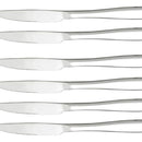 Set De 6 Cuchillos Acero Inoxidable Mesa Acero 410 Plateado
