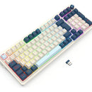 Teclado Wireless Redragon Eisa Pro K686wb Blanco Azul Rgb Ñ Blanco/azul Español Latinoamérica