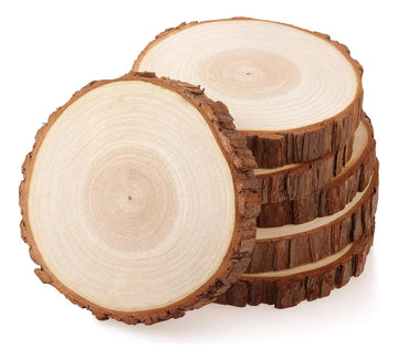 Tronco De Madera Natural 30cm X 10 Unds Lisa
