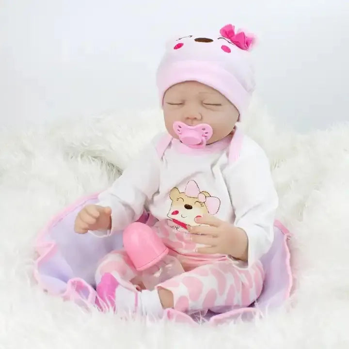 Bebe Aspecto Realista Recien Nacido + Accesorios 635