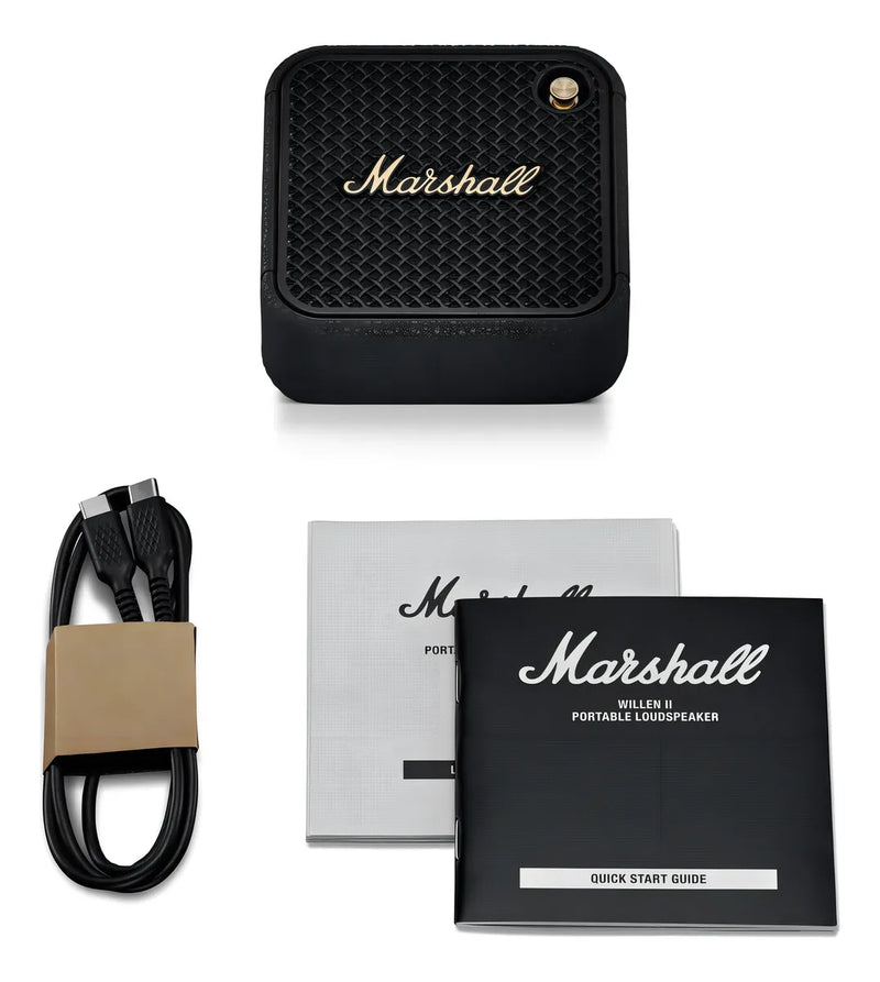 Marshall Willen Ii Bluetooth Bocina Portátil - Negro/latón
