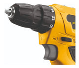 Taladro Inalambrico 3/8'' + 27 Accesorios Furius Fcd12kit Color Amarillo Frecuencia