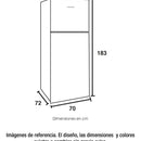 Nevera Challenger No Frost 450 - Ref Cr 450 / 415l Negra