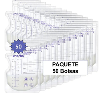 Paquete 50 Unidades Bolsas De Almacenamiento Leche Materna