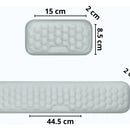 Apoya Muñecas Reposa Brazo Teclado Y Mouse Memory Foam Pad Gris No Aplica