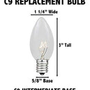 Luces Navideñas Led Para Exterior - 100 Pies - Cable Negro