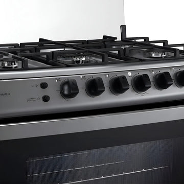 Estufa De Piso Indurama Murcia Con Horno Cromada 5 Puestos Indurama Murcia
