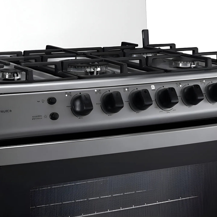 Estufa De Piso Indurama Murcia Con Horno Cromada 5 Puestos Indurama Murcia