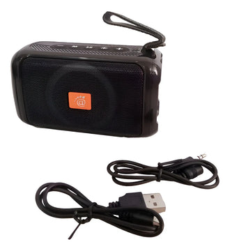 Mini Bocina Led Portátil Bluetooth Parlante Tf Radio Fm Usb Diseño