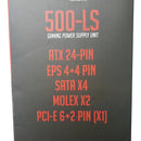 Fuente Poder Real Iceberg 500 Ls Cable Pcie Retail Atx Negro